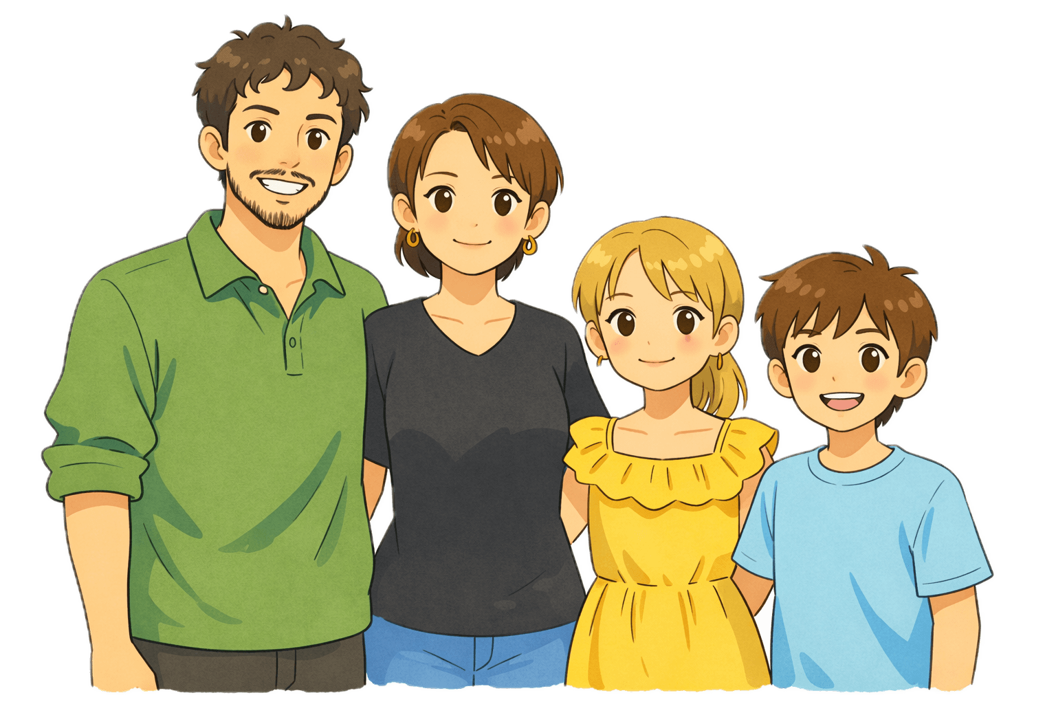 Aron and his family - the people MergeHelper was built for